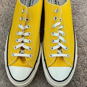 Unisex Converse Chuck Taylor 70 Yellow & Cream Lowtop Sneakers Size M10/W12 BNIB